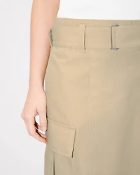Cargo knee skirt cotton ripstop
