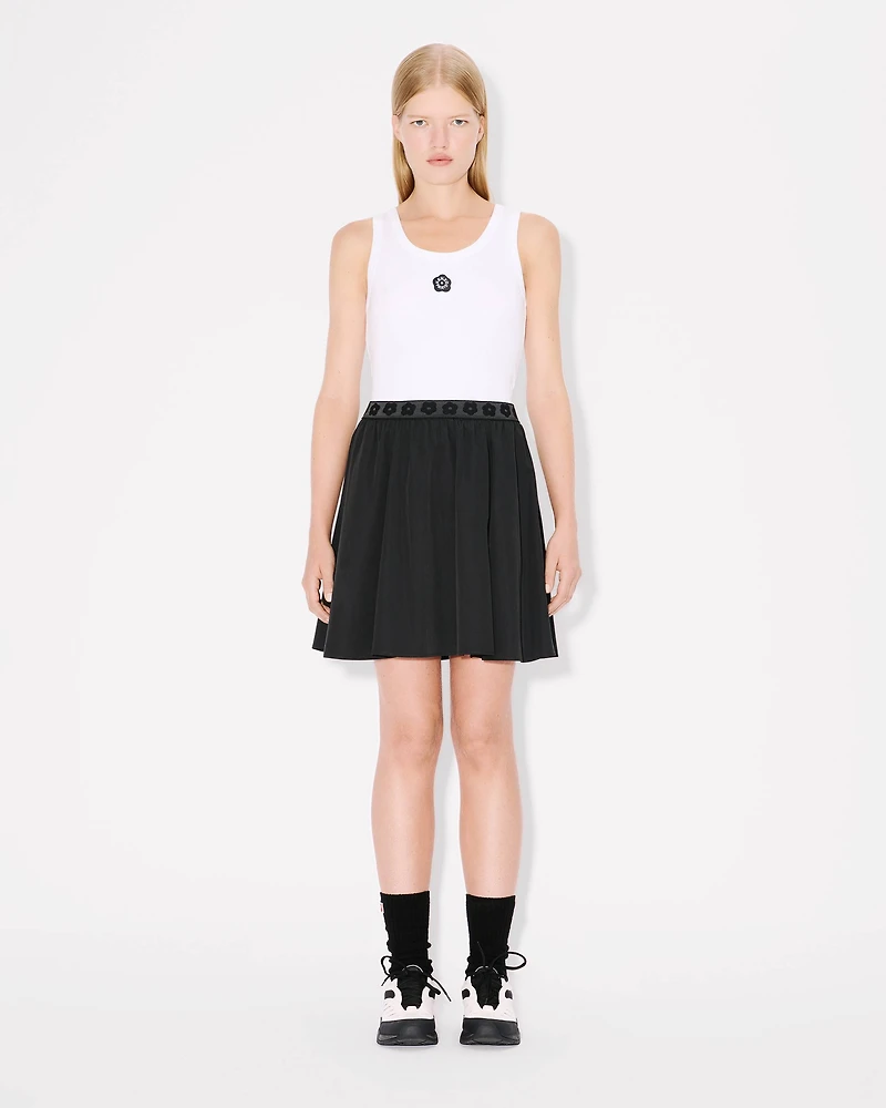 'Boke Flower 2.0' short skirt technical cotton