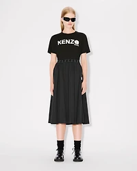 'Boke Flower 2.0' midi skirt technical cotton