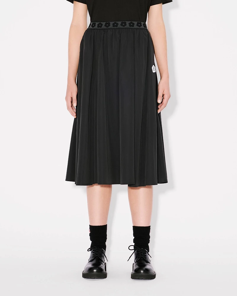 'Boke Flower 2.0' midi skirt technical cotton