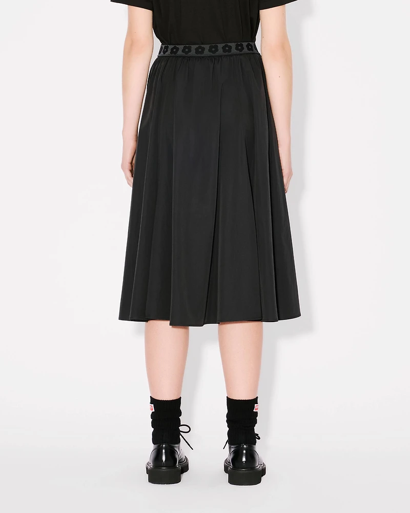 'Boke Flower 2.0' midi skirt technical cotton