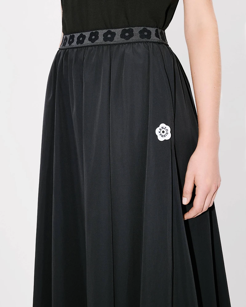 'Boke Flower 2.0' midi skirt technical cotton