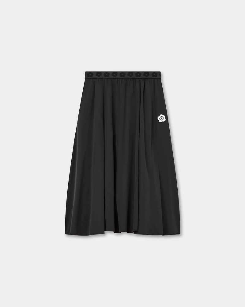 'Boke Flower 2.0' midi skirt technical cotton