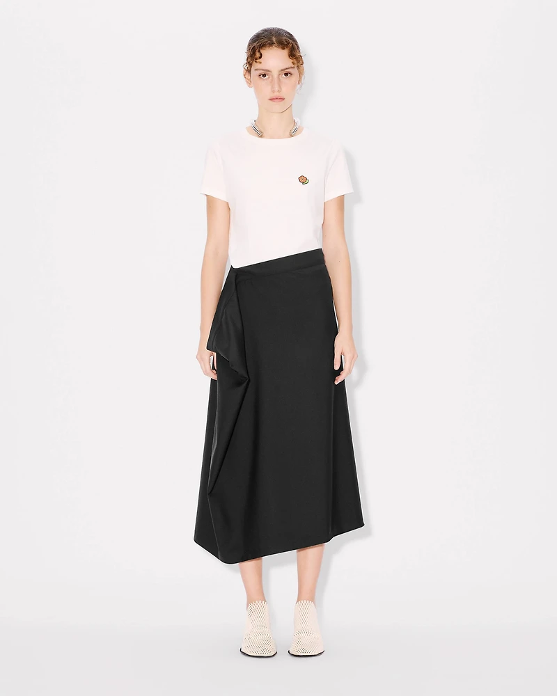 Midi skirt in virgin wool