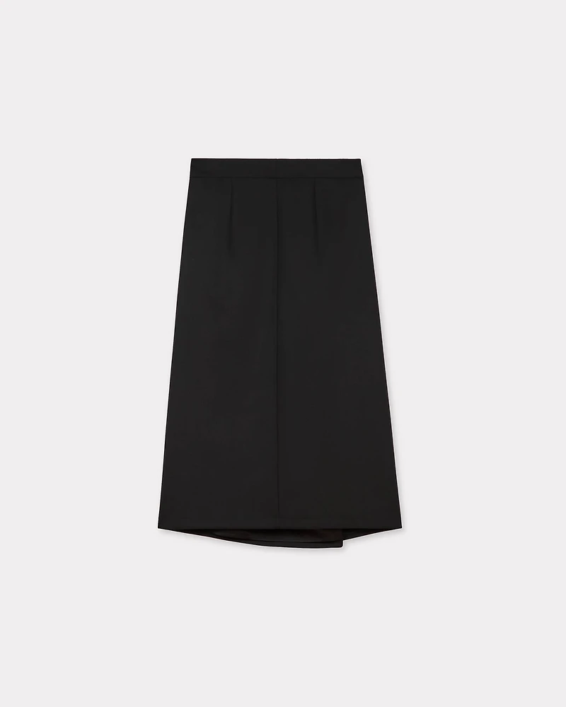 Midi skirt in virgin wool