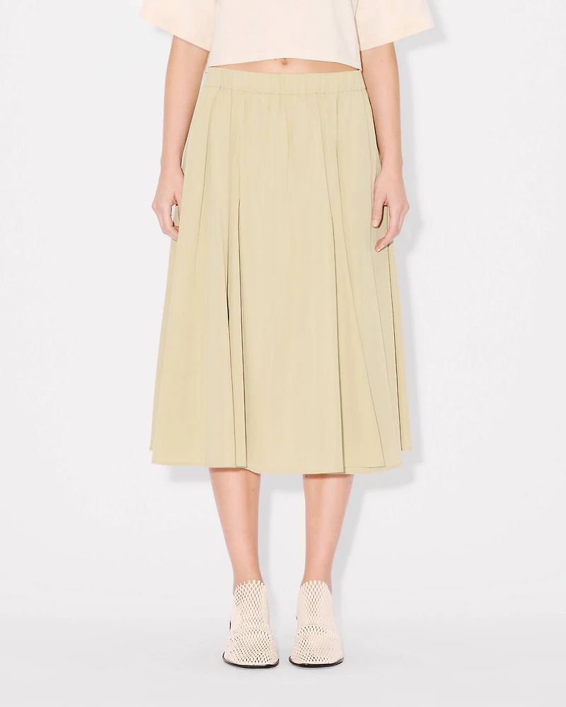 'Boke Flower 2.0' midi skirt technical cotton
