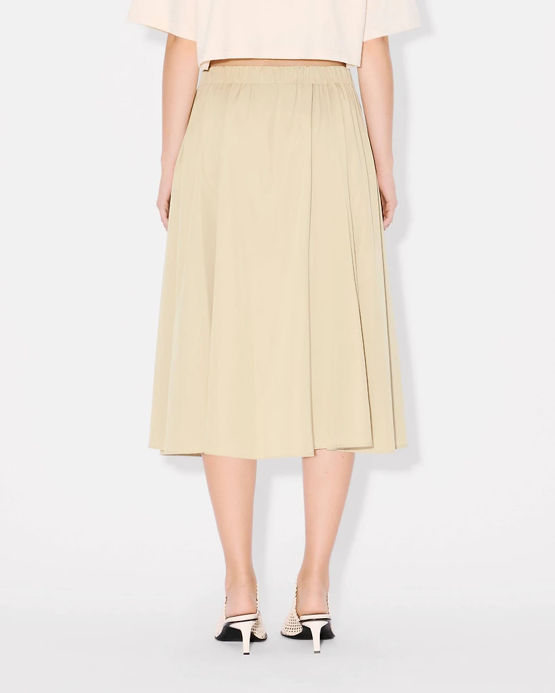 'Boke Flower 2.0' midi skirt technical cotton