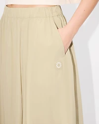 'Boke Flower 2.0' midi skirt technical cotton