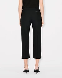 Cropped pants virgin wool