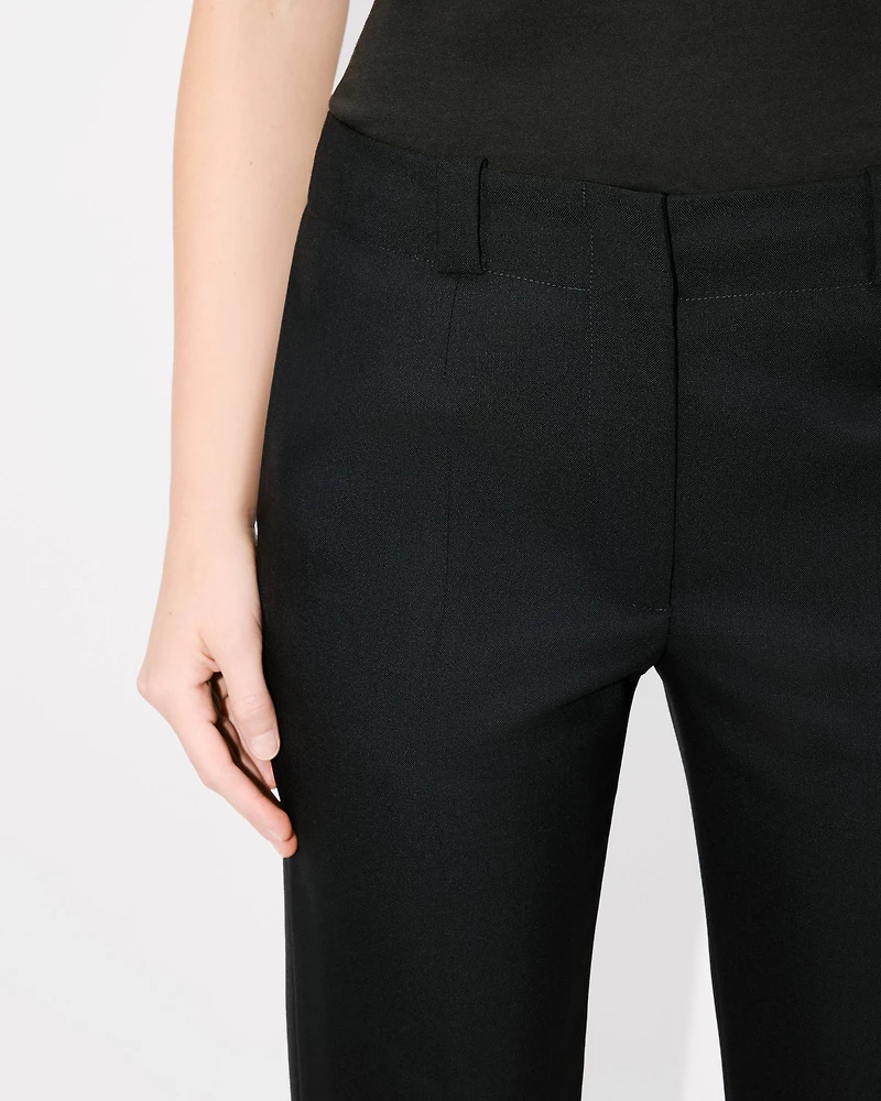 Cropped pants virgin wool