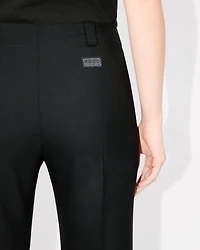 Cropped pants virgin wool