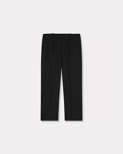 Cropped pants virgin wool