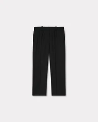Cropped pants virgin wool
