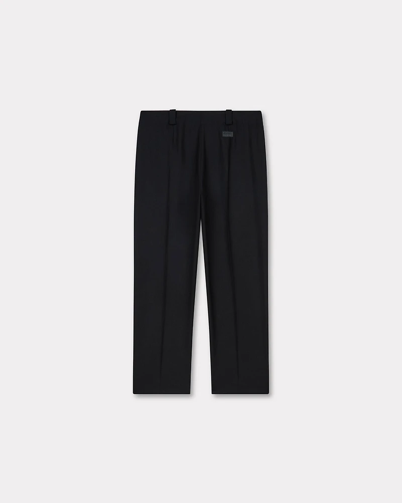 Cropped pants virgin wool