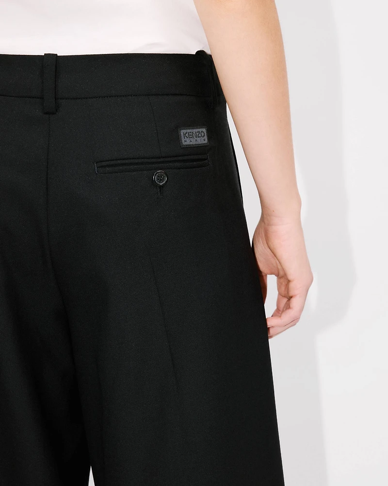 Wide leg pants virgin wool