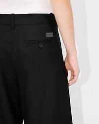 Wide leg pants virgin wool