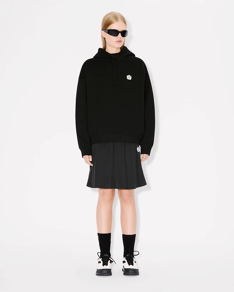 'Boke Flower 2.0' embroidered oversized hoodie cotton