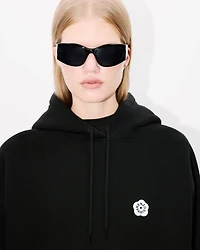 'Boke Flower 2.0' embroidered oversized hoodie cotton