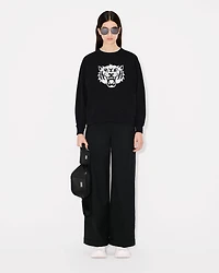 'KENZO Happy Tiger' embroidered sweatshirt cotton