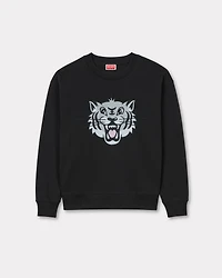 'KENZO Happy Tiger' embroidered sweatshirt cotton