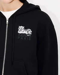 'KENZO Happy Tiger' zipped hoodie cotton