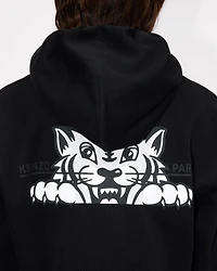 'KENZO Happy Tiger' zipped hoodie cotton