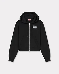 'KENZO Happy Tiger' zipped hoodie cotton