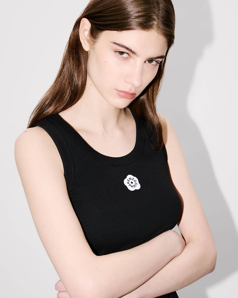 'Boke Flower 2.0' rib tank top