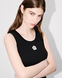 'Boke Flower 2.0' rib tank top