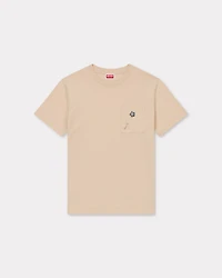 'Boke Flower' embroidered loose T-shirt cotton