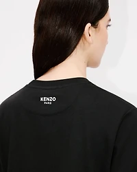'Boke Flower' embroidered loose T-shirt cotton