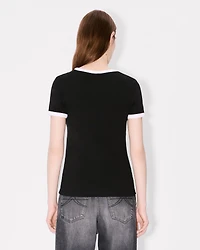 'Boke Flower 2.0' embroidered rib T-shirt