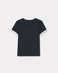 'Boke Flower 2.0' embroidered rib T-shirt