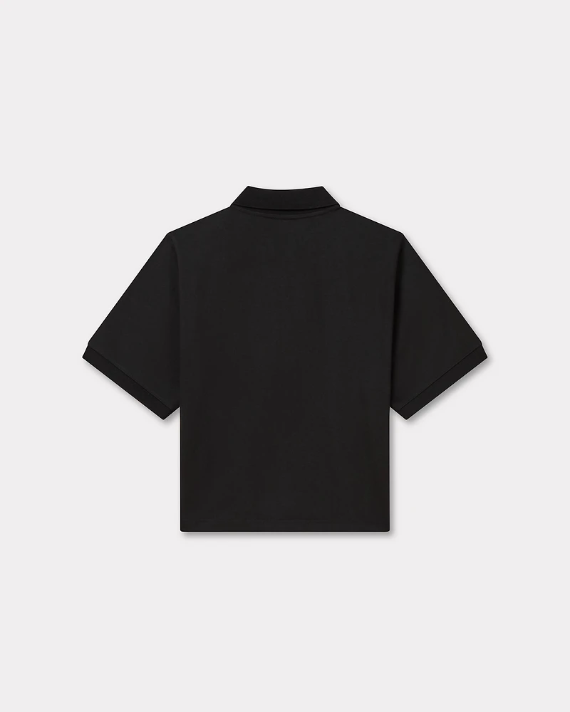 'Boke Flower 2.0' embroidered polo cotton