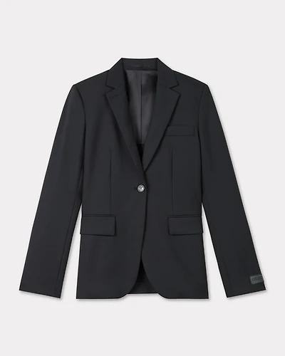 Waisted blazer virgin wool