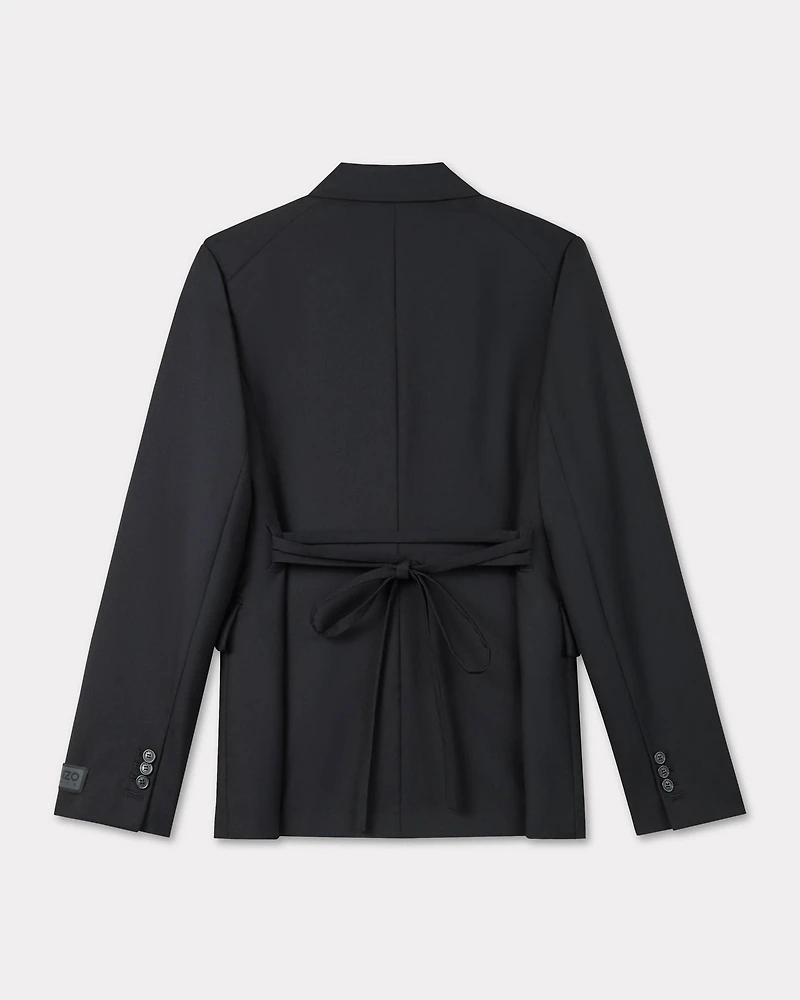 Waisted blazer virgin wool