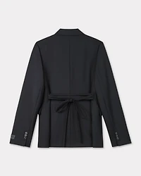 Waisted blazer virgin wool