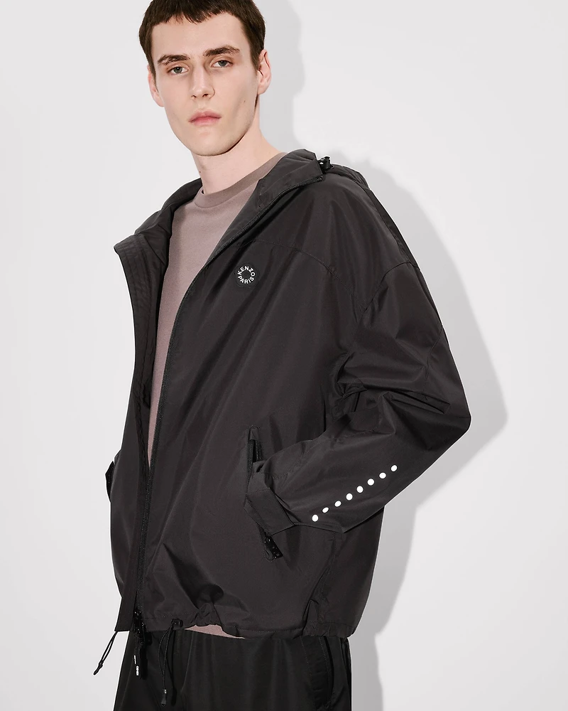 'Boke Flower 2.0' windbreaker technical cotton