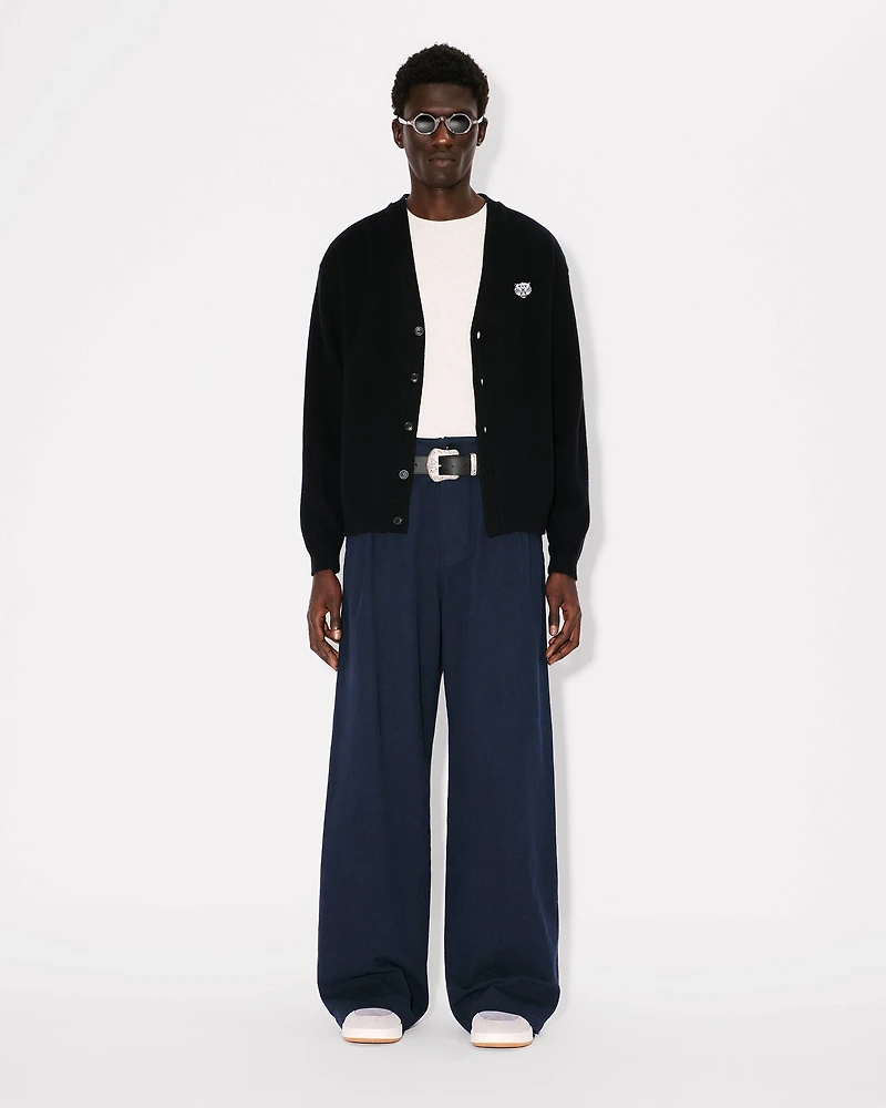 'KENZO Happy Tiger' embroidered cardigan merino wool