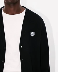 'KENZO Happy Tiger' embroidered cardigan merino wool