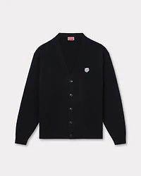'KENZO Happy Tiger' embroidered cardigan merino wool