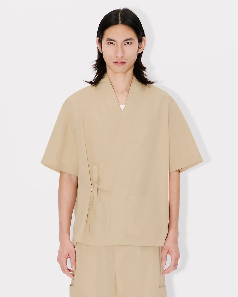 Kimono shirt cotton ripstop
