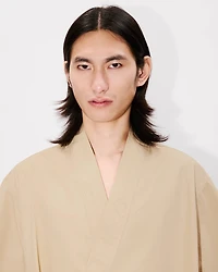 Kimono shirt cotton ripstop