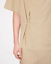 Kimono shirt cotton ripstop