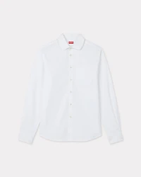 'KENZO Weave' slim shirt cotton jacquard