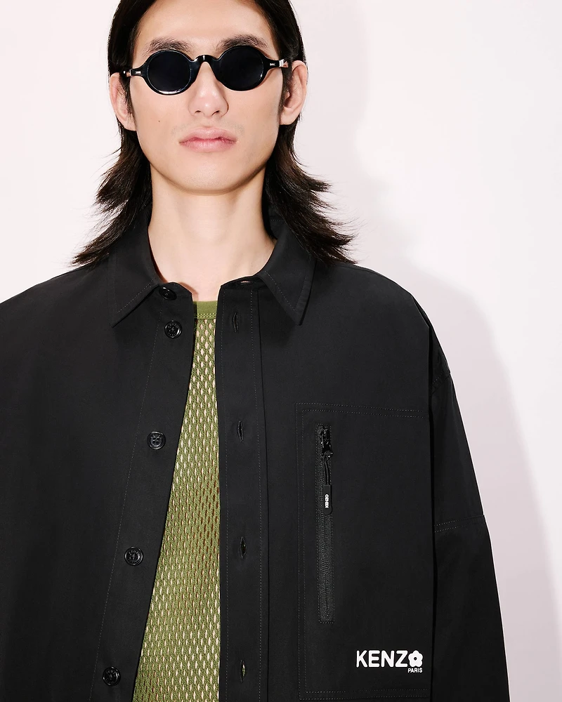 'Boke Flower 2.0' oversized shirt technical cotton