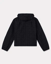 'KENZO Weave' hooded overshirt cotton jacquard