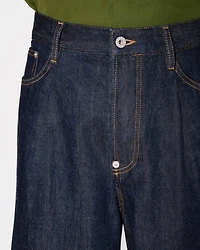 Three quarter buggy jeans japanese denim