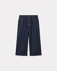 Three quarter buggy jeans japanese denim