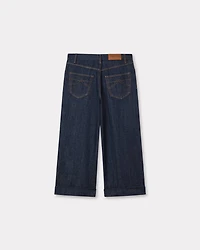 Three quarter buggy jeans japanese denim